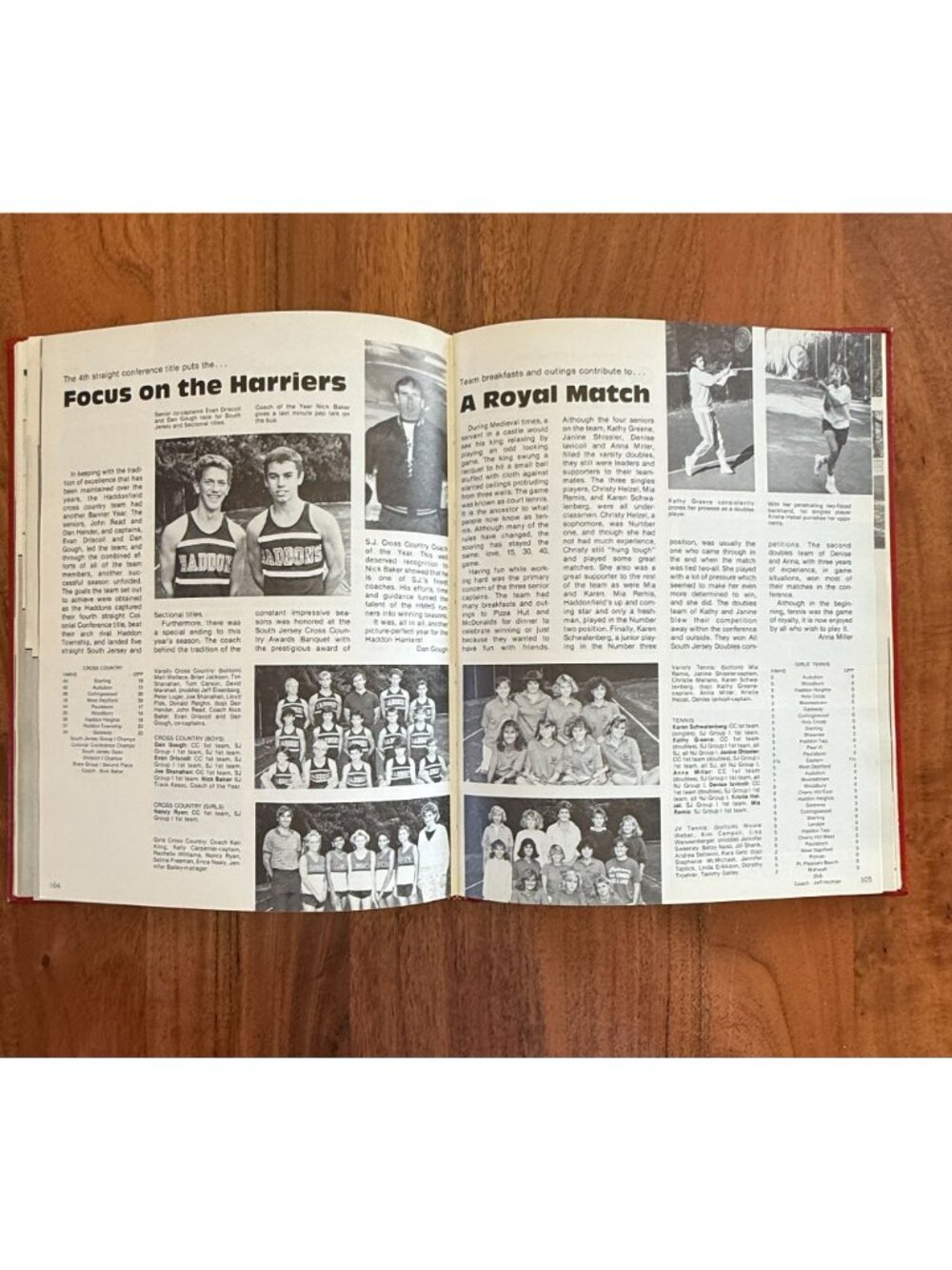 1987 Haddonfield Memorial High School NJ Yearbook Shield Signed Annual - Picture 7 of 9